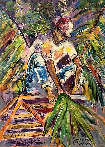 John Broad Cayman Thatcher 18x24 JBR7001